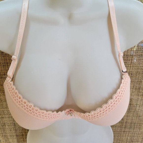 3/$20 38B Push-up Bra Premium Quality Padded Underwire Convertible Beige NWT - Picture 12 of 12